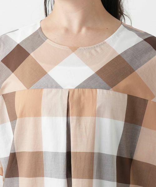 Leilian PLUS HOUSE / レリアンプラスハウス シャツ・ブラウス | 【店舗人気】ブロックチェックブラウス【ROCHAS Premiere】 | 詳細7