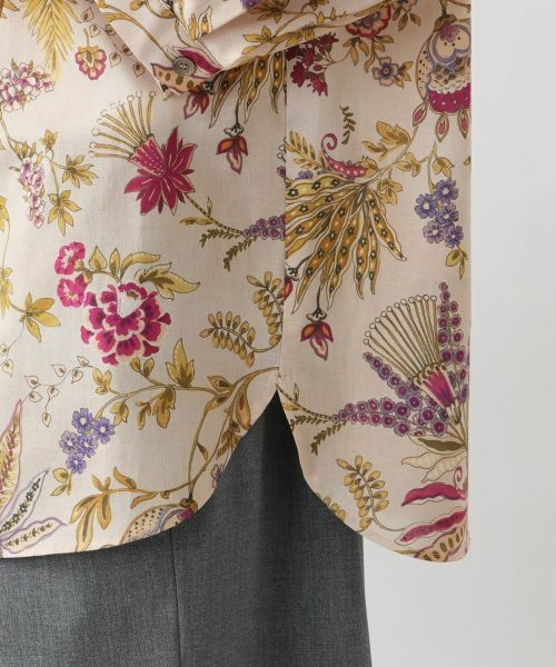 Leilian PLUS HOUSE / レリアンプラスハウス シャツ・ブラウス | 【店舗人気】プリントバンドカラーブラウス【ROCHAS Premiere】 | 詳細10