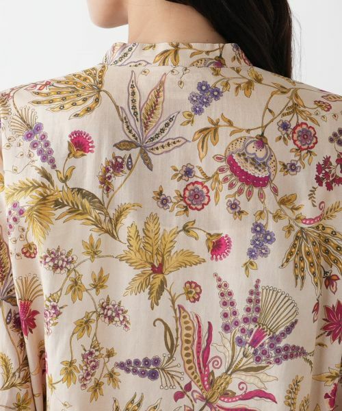 Leilian PLUS HOUSE / レリアンプラスハウス シャツ・ブラウス | 【店舗人気】プリントバンドカラーブラウス【ROCHAS Premiere】 | 詳細8