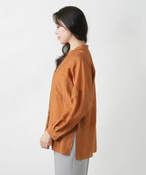 Leilian PLUS HOUSE / レリアンプラスハウス シャツ・ブラウス | 【店舗人気】バンドカラーブラウス【ROCHAS Premiere】 | 詳細8