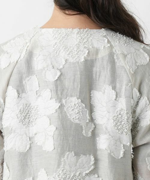 Leilian PLUS HOUSE / レリアンプラスハウス テーラードジャケット | ノーカラージャケット【ROCHAS Premiere】 | 詳細8