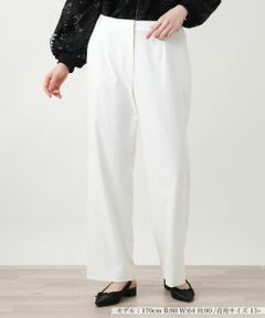 Leilian PLUS HOUSE / レリアンプラスハウス その他パンツ | ストレートパンツ【ROCHAS Premiere】