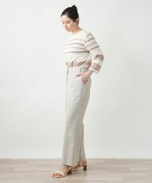 Leilian PLUS HOUSE / レリアンプラスハウス その他パンツ | ストレートパンツ【ROCHAS Premiere】 | 詳細5