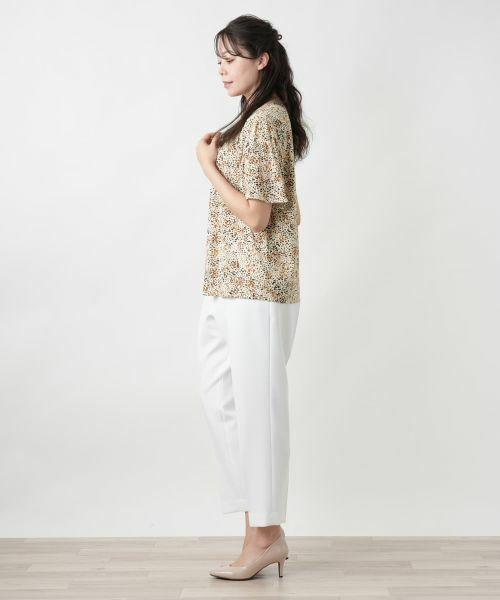 Leilian PLUS HOUSE / レリアンプラスハウス カットソー | 【店舗人気】プリントカットソー【ROCHAS Premiere】 | 詳細2