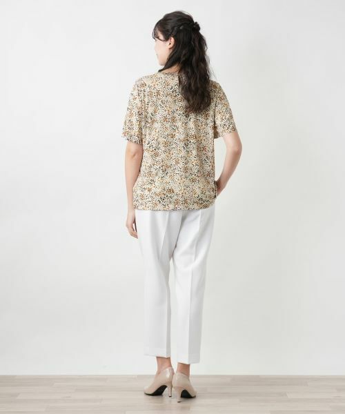 Leilian PLUS HOUSE / レリアンプラスハウス カットソー | 【店舗人気】プリントカットソー【ROCHAS Premiere】 | 詳細3