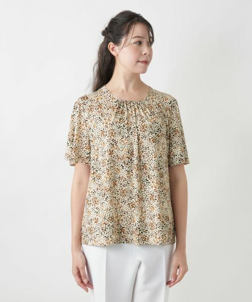 Leilian PLUS HOUSE / レリアンプラスハウス カットソー | 【店舗人気】プリントカットソー【ROCHAS Premiere】 | 詳細4