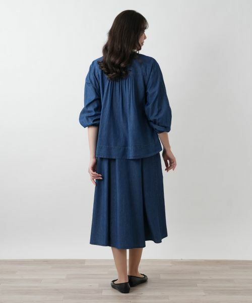 Leilian PLUS HOUSE / レリアンプラスハウス ミニ・ひざ丈スカート | 【店舗人気】フレアスカ−ト【プラス企画】 | 詳細3