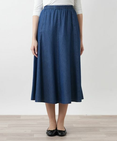 Leilian PLUS HOUSE / レリアンプラスハウス ミニ・ひざ丈スカート | 【店舗人気】フレアスカ−ト【プラス企画】 | 詳細4