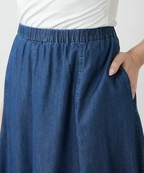 Leilian PLUS HOUSE / レリアンプラスハウス ミニ・ひざ丈スカート | 【店舗人気】フレアスカ−ト【プラス企画】 | 詳細7