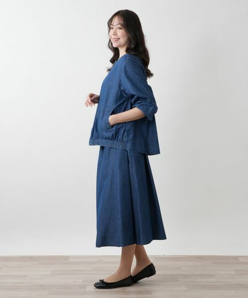 Leilian PLUS HOUSE / レリアンプラスハウス その他アウター | 【店舗人気】ジップアップブルゾン【プラス企画】 | 詳細2