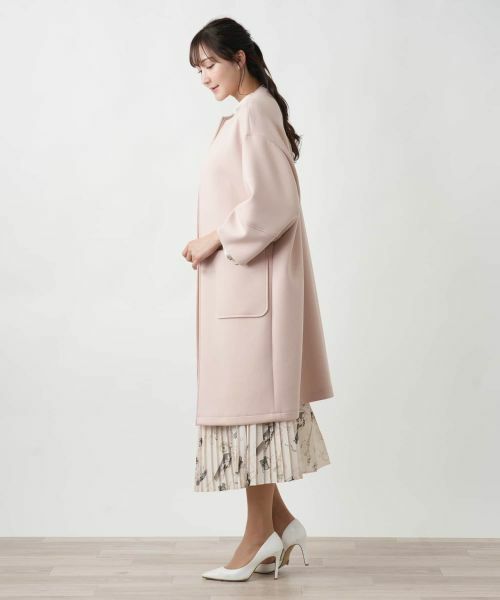 Leilian PLUS HOUSE / レリアンプラスハウス その他アウター | 【店舗人気】ノーカラーロングコ−ト【NEMIKA】 | 詳細11