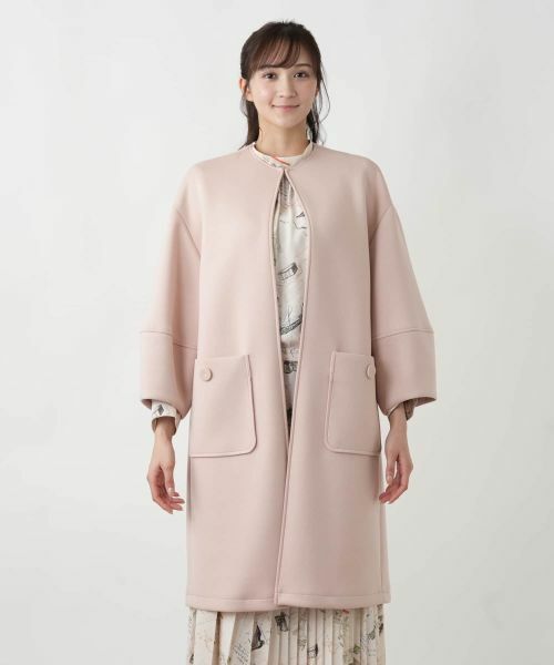 Leilian PLUS HOUSE / レリアンプラスハウス その他アウター | 【店舗人気】ノーカラーロングコ−ト【NEMIKA】 | 詳細13