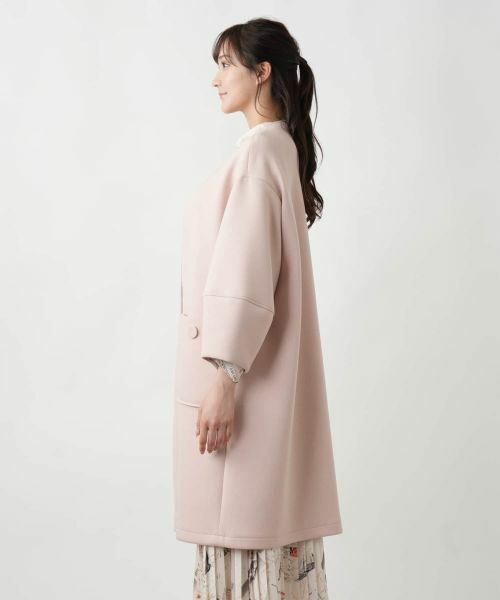 Leilian PLUS HOUSE / レリアンプラスハウス その他アウター | 【店舗人気】ノーカラーロングコ−ト【NEMIKA】 | 詳細14