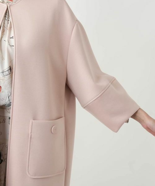 Leilian PLUS HOUSE / レリアンプラスハウス その他アウター | 【店舗人気】ノーカラーロングコ−ト【NEMIKA】 | 詳細18