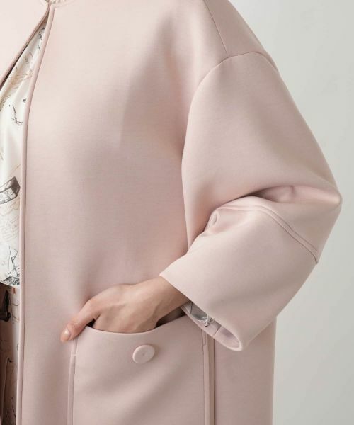 Leilian PLUS HOUSE / レリアンプラスハウス その他アウター | 【店舗人気】ノーカラーロングコ−ト【NEMIKA】 | 詳細20