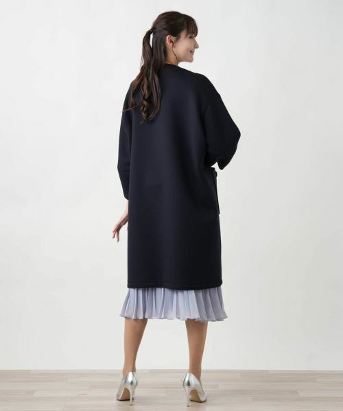 Leilian PLUS HOUSE / レリアンプラスハウス その他アウター | 【店舗人気】ノーカラーロングコ−ト【NEMIKA】 | 詳細3