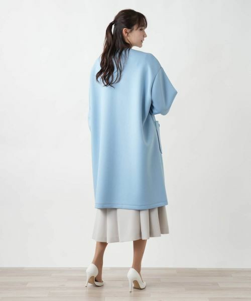 Leilian PLUS HOUSE / レリアンプラスハウス その他アウター | 【店舗人気】ノーカラーロングコ−ト【NEMIKA】 | 詳細6