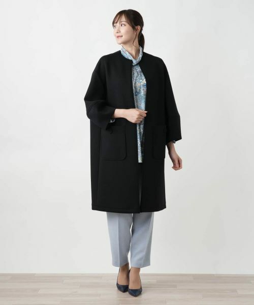 Leilian PLUS HOUSE / レリアンプラスハウス その他アウター | 【店舗人気】ノーカラーロングコ−ト【NEMIKA】 | 詳細7