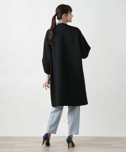 Leilian PLUS HOUSE / レリアンプラスハウス その他アウター | 【店舗人気】ノーカラーロングコ−ト【NEMIKA】 | 詳細9