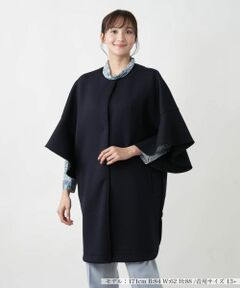 Leilian PLUS HOUSE / レリアンプラスハウス その他アウター | 【店舗人気】フリルスリーブコ−ト