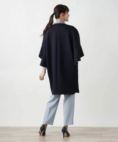 Leilian PLUS HOUSE / レリアンプラスハウス その他アウター | 【店舗人気】フリルスリーブコ−ト | 詳細6