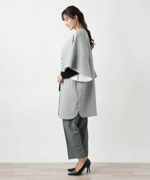 Leilian PLUS HOUSE / レリアンプラスハウス その他アウター | 【店舗人気】フリルスリーブコ−ト | 詳細8