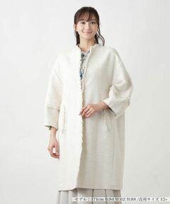 Leilian PLUS HOUSE / レリアンプラスハウス その他アウター | ツイードロングコ−ト