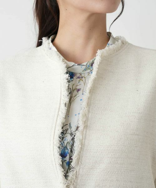 Leilian PLUS HOUSE / レリアンプラスハウス その他アウター | ツイードロングコ−ト | 詳細10