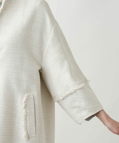 Leilian PLUS HOUSE / レリアンプラスハウス その他アウター | ツイードロングコ−ト | 詳細12