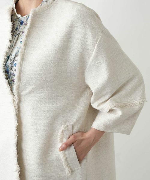 Leilian PLUS HOUSE / レリアンプラスハウス その他アウター | ツイードロングコ−ト | 詳細14