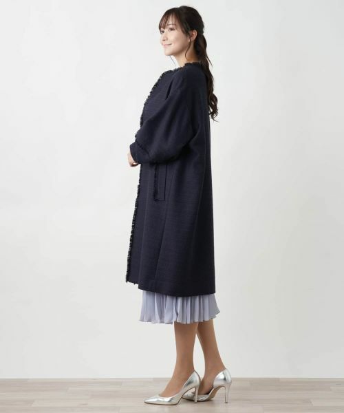 Leilian PLUS HOUSE / レリアンプラスハウス その他アウター | ツイードロングコ−ト | 詳細2