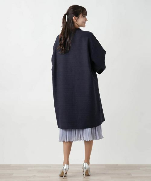 Leilian PLUS HOUSE / レリアンプラスハウス その他アウター | ツイードロングコ−ト | 詳細3