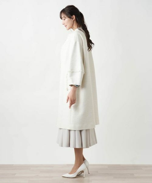 Leilian PLUS HOUSE / レリアンプラスハウス その他アウター | ツイードロングコ−ト | 詳細5