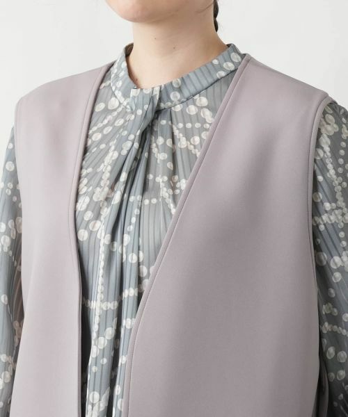 Leilian PLUS HOUSE / レリアンプラスハウス テーラードジャケット | 【店舗人気】前あきロングジレ【NEMIKA】 | 詳細13