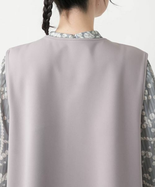 Leilian PLUS HOUSE / レリアンプラスハウス テーラードジャケット | 【店舗人気】前あきロングジレ【NEMIKA】 | 詳細14