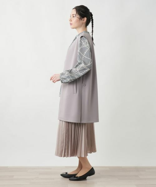 Leilian PLUS HOUSE / レリアンプラスハウス テーラードジャケット | 【店舗人気】前あきロングジレ【NEMIKA】 | 詳細8