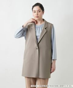 Leilian PLUS HOUSE / レリアンプラスハウス テーラードジャケット | 【店舗人気】テーラードジレ【NEMIKA】