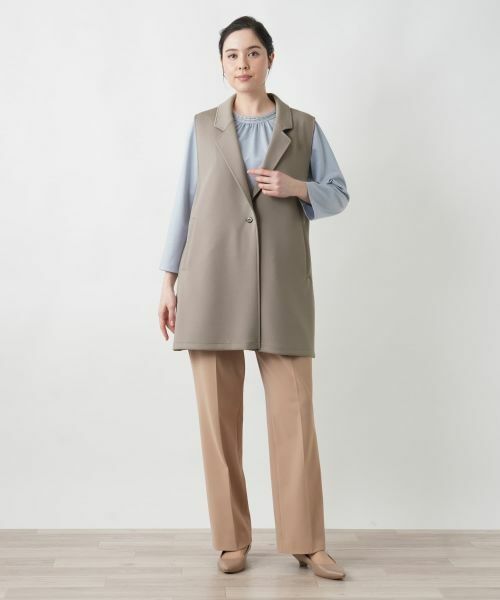 Leilian PLUS HOUSE / レリアンプラスハウス テーラードジャケット | 【店舗人気】テーラードジレ【NEMIKA】 | 詳細1