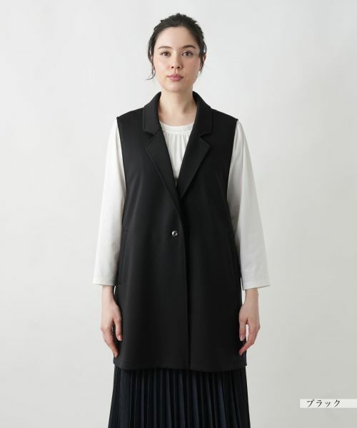 Leilian PLUS HOUSE / レリアンプラスハウス テーラードジャケット | 【店舗人気】テーラードジレ【NEMIKA】 | 詳細10