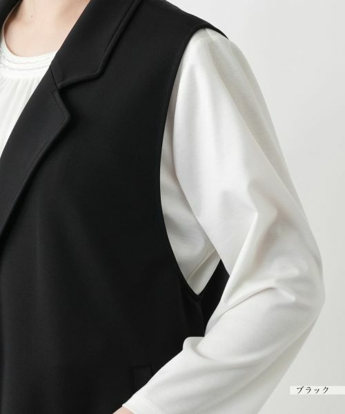 Leilian PLUS HOUSE / レリアンプラスハウス テーラードジャケット | 【店舗人気】テーラードジレ【NEMIKA】 | 詳細15