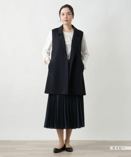 Leilian PLUS HOUSE / レリアンプラスハウス テーラードジャケット | 【店舗人気】テーラードジレ【NEMIKA】 | 詳細4