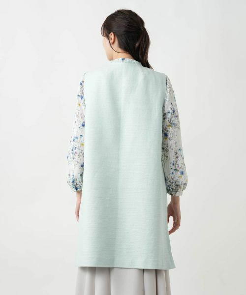 Leilian PLUS HOUSE / レリアンプラスハウス テーラードジャケット | ツイードロングベスト | 詳細12