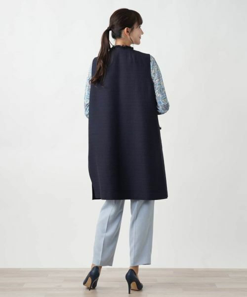 Leilian PLUS HOUSE / レリアンプラスハウス テーラードジャケット | ツイードロングベスト | 詳細3