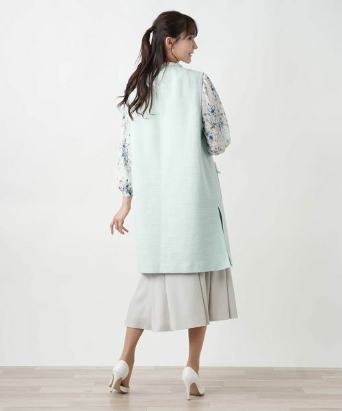 Leilian PLUS HOUSE / レリアンプラスハウス テーラードジャケット | ツイードロングベスト | 詳細9