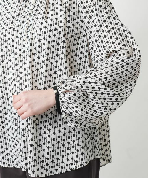 Leilian PLUS HOUSE / レリアンプラスハウス シャツ・ブラウス | 【店舗人気】プリントブラウス【NEMIKA】 | 詳細12