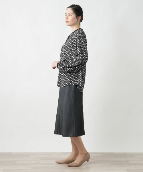 Leilian PLUS HOUSE / レリアンプラスハウス シャツ・ブラウス | 【店舗人気】プリントブラウス【NEMIKA】 | 詳細2