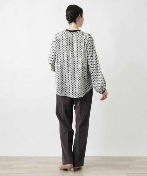 Leilian PLUS HOUSE / レリアンプラスハウス シャツ・ブラウス | 【店舗人気】プリントブラウス【NEMIKA】 | 詳細6