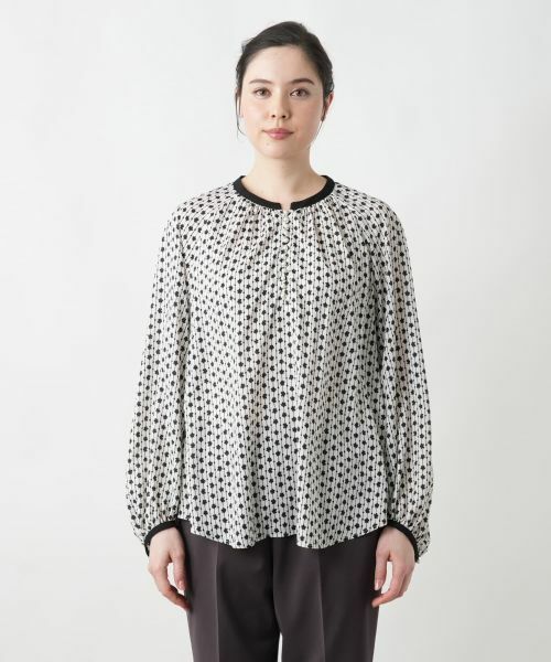 Leilian PLUS HOUSE / レリアンプラスハウス シャツ・ブラウス | 【店舗人気】プリントブラウス【NEMIKA】 | 詳細7