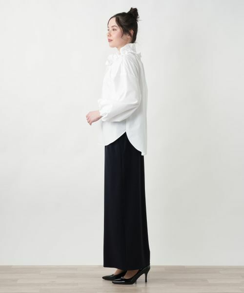 Leilian PLUS HOUSE / レリアンプラスハウス シャツ・ブラウス | 【店舗人気】スタンドフリルブラウス【NEMIKA】 | 詳細18