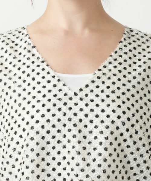 Leilian PLUS HOUSE / レリアンプラスハウス シャツ・ブラウス | 【店舗人気】ドットノースリーブトップス | 詳細10